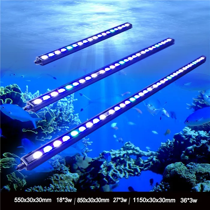 High Quality High Efficiency IP65 Waterpro Adjustable Bracket Best Heat Dissipation LED Aquarium Light