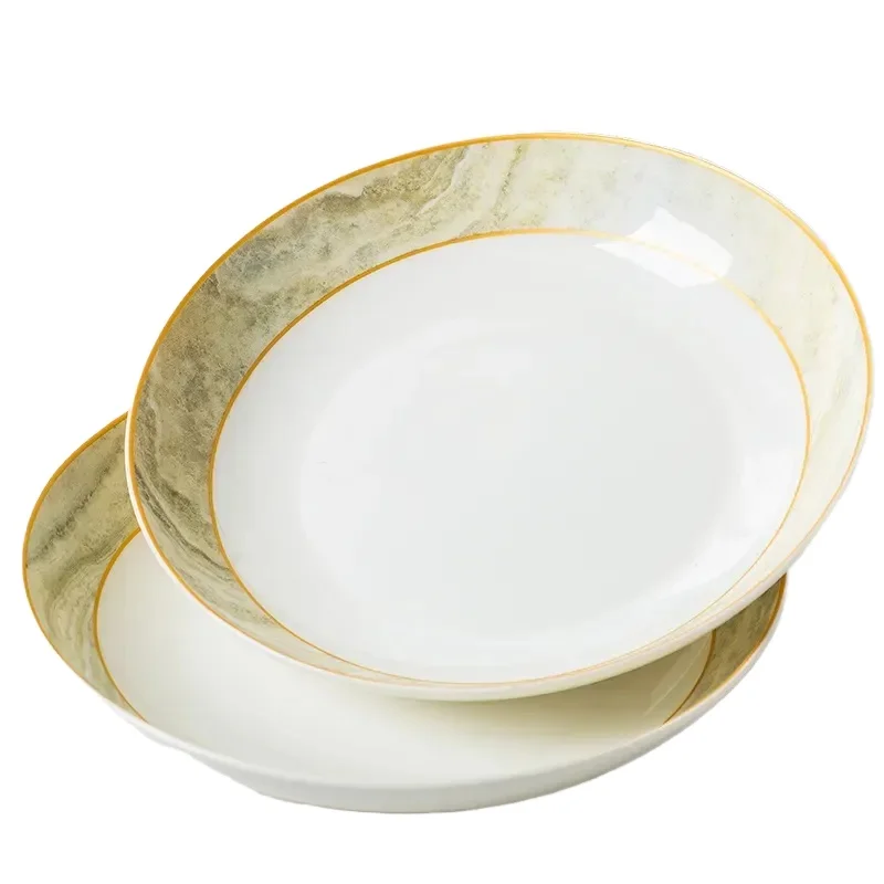 Wholesale 16-Pcs European Fine Ceramic Stoneware Dinner Set Disposable Tableware Tableware and Crockery Dinnerware Sets