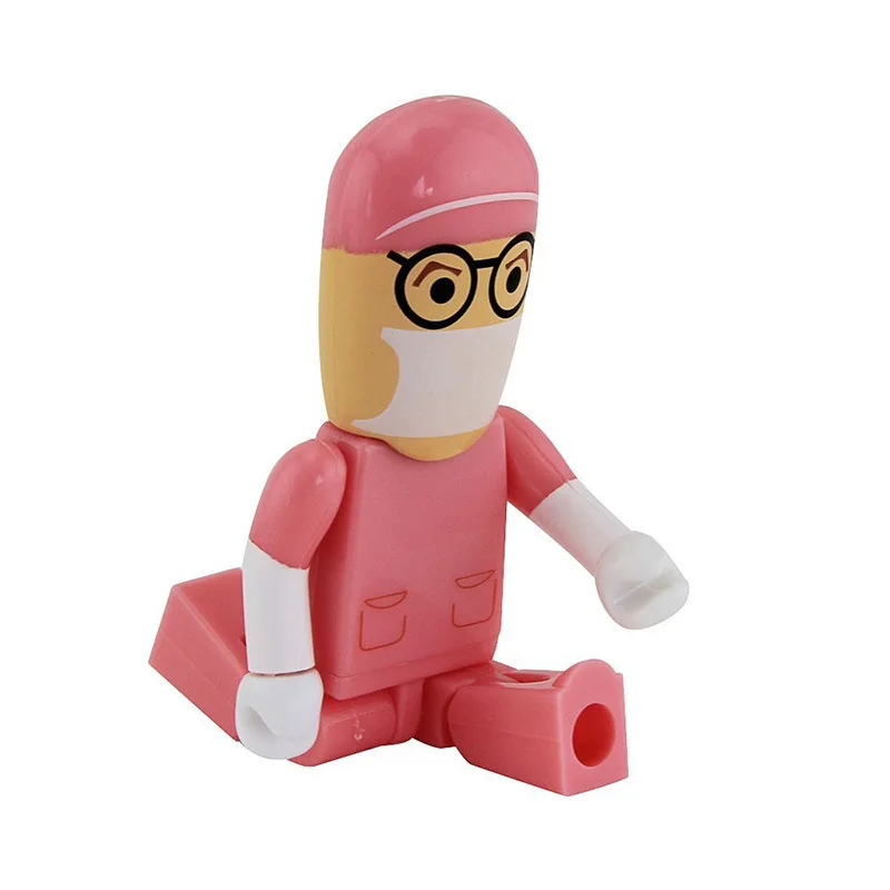 Usb flash drive customized creative 8G doctor  flash drive plastic 16G robot high-speed USB