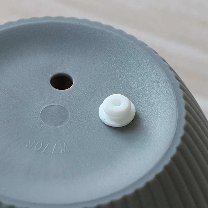 Custom color plastic round 4  5 6 7 8 Inch decorative indoor Plant Pots  for garden