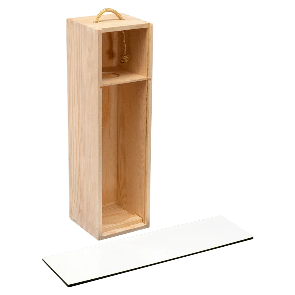 Рубисаб MDF заготовки подарок сублимационная коробка для вина деревянная жесткая доска