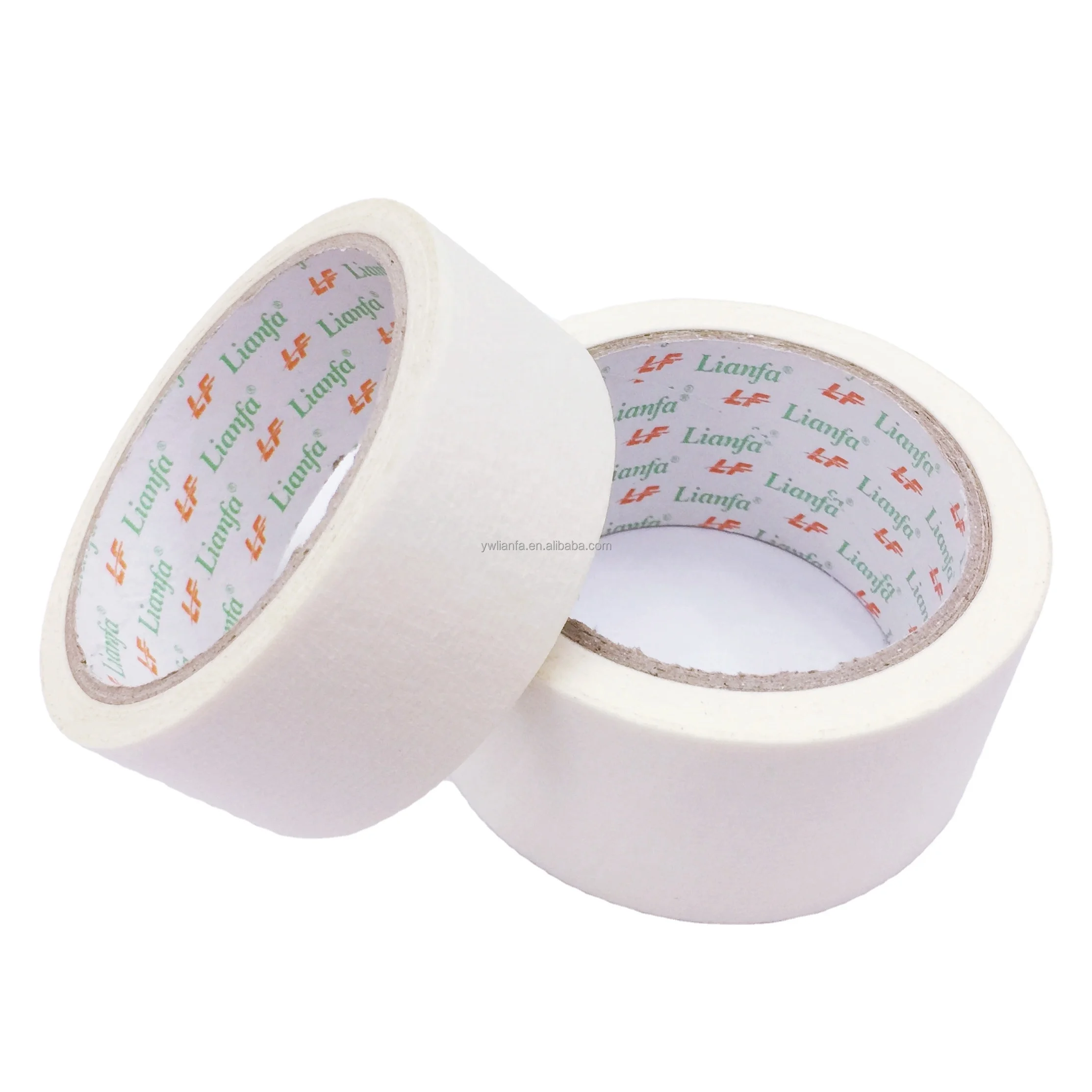 high quality white masking tape hot selling car painting crepe paper tape removable decoration adhesive tape
