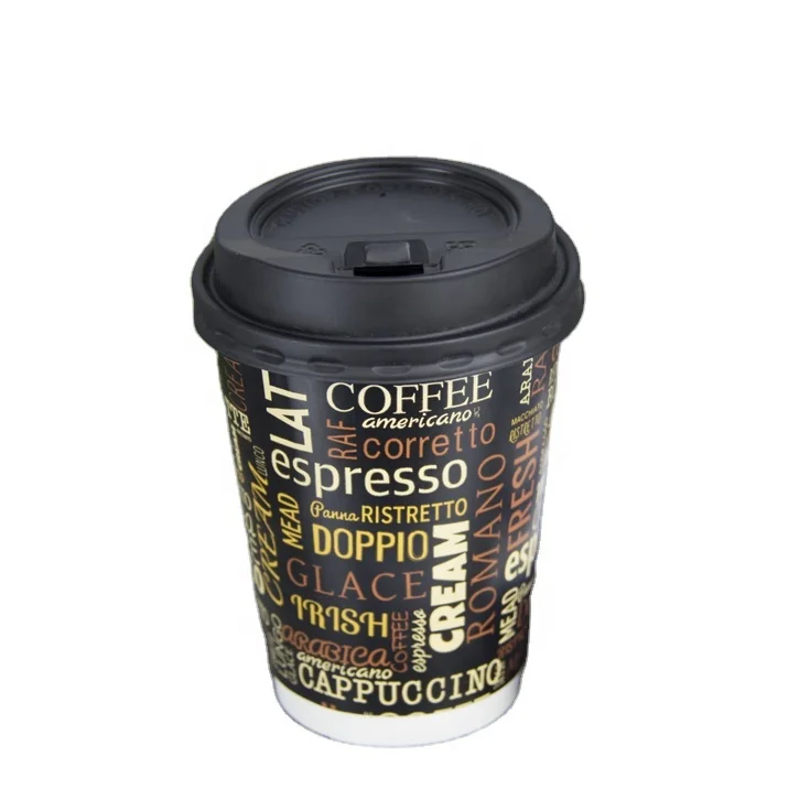 paper coffee carton cup 12oz_Environmental Friendly Double Wall Paper Cup Fan 12oz_paper coffee cups wholesale