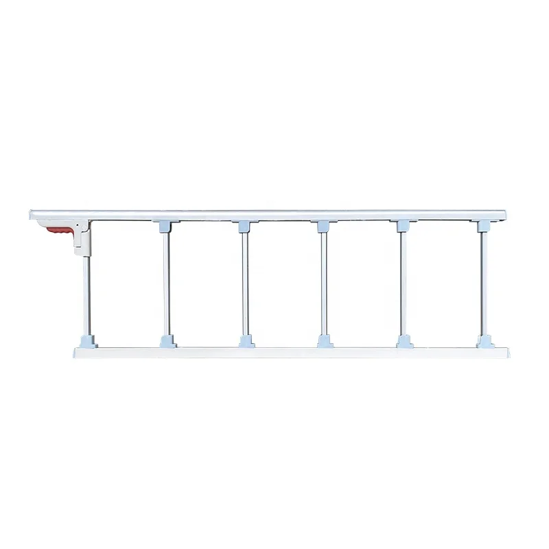hospital medical bed accessories spare part of folding aluminum alloy side guard rails
