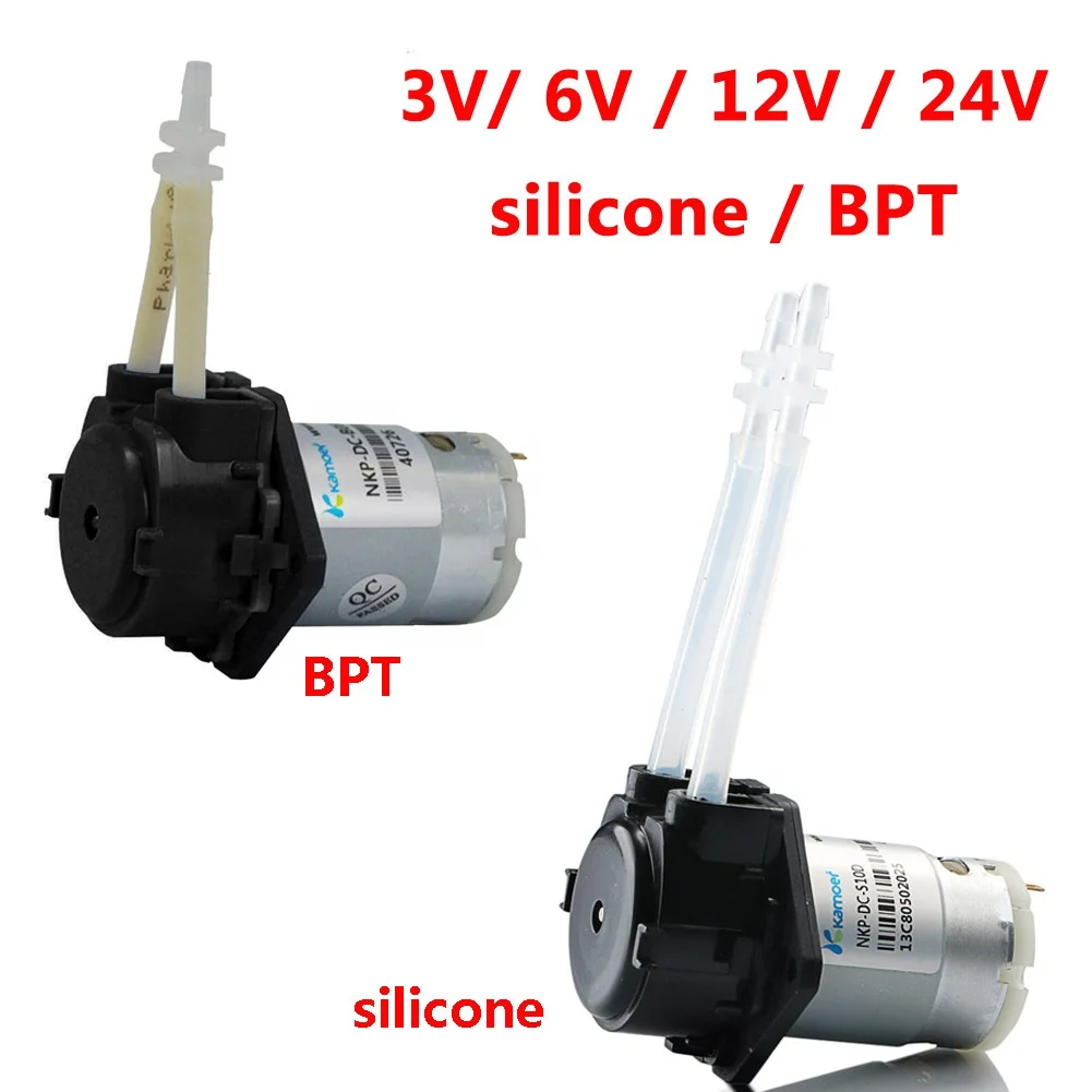 DC Self-priming Flat Plate Type Liquid Hose Pump Dosing Pump Peristaltic Pump
