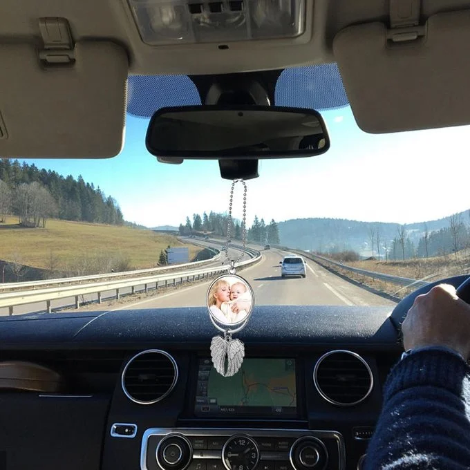 New Angel Wing Christmas Sublimation Ornament Blank Sublimation Car Pendant