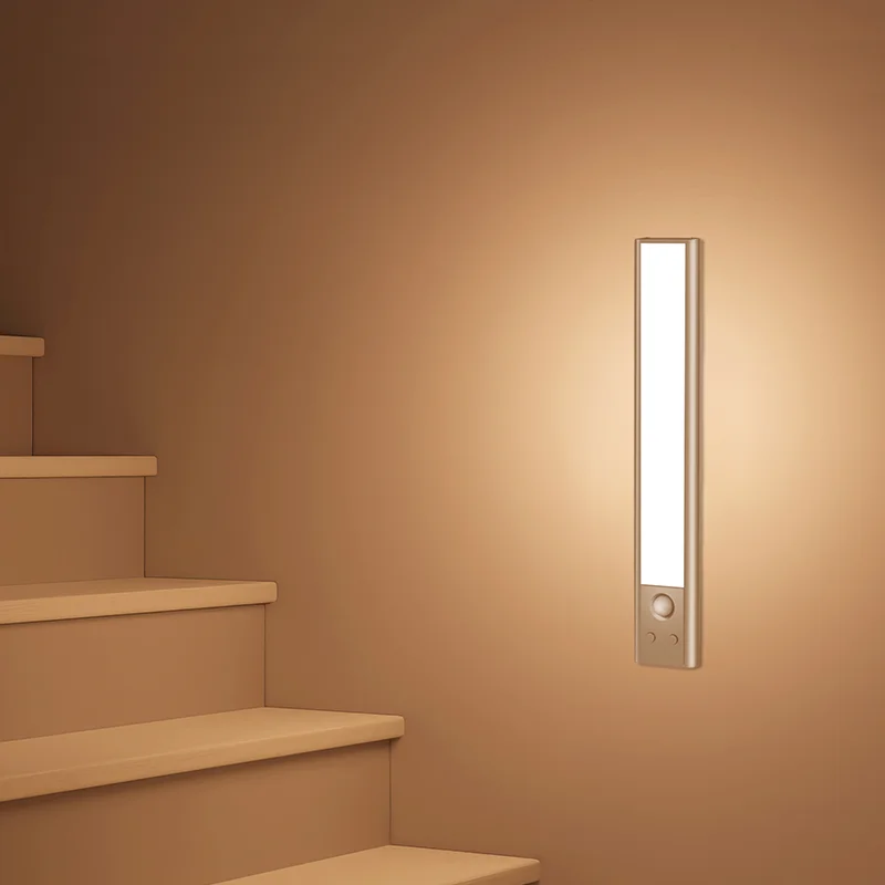 Customized LED Night Light Kitchen Closet Light Motion Sensor Under Cabinet Light LED Wireless Magnetic Dimmable Indoor Lamp