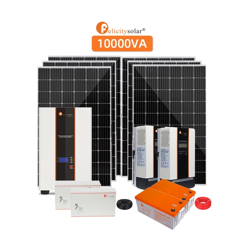 Hot Selling Stand Alone off Grid 10kw Solar Pv System With Battery Backup
