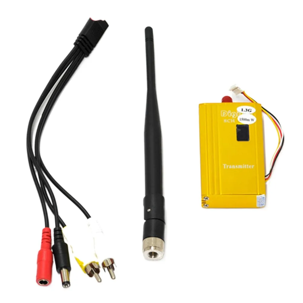 Hot sales FPV 1.2Ghz 1.2G 8CH 1500mw Wireless AV Sender TV Audio Video Transmitter Receiver For QAV250 250 FPV Quadcopter
