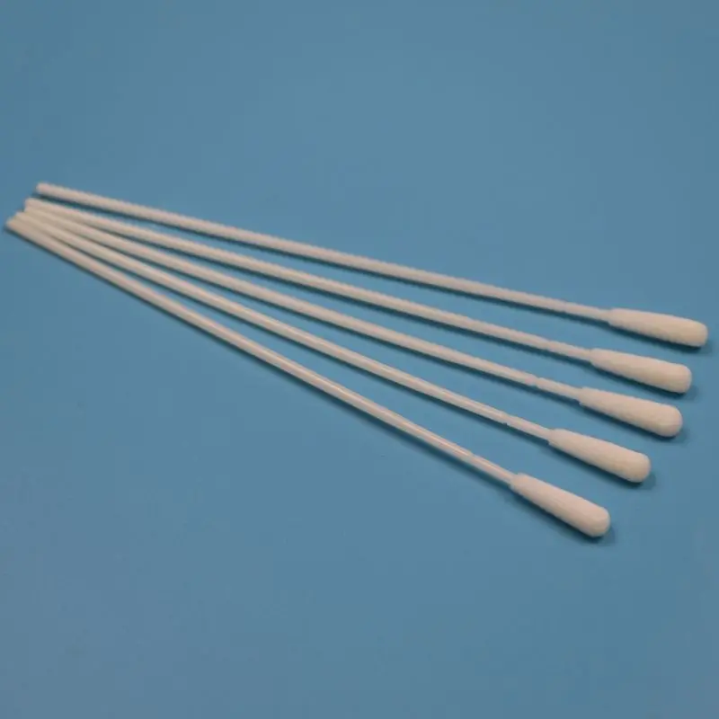 ABS Stick EO Sterile Specimen Collection Swab Disposable Flocked Nylon Medical Swabs