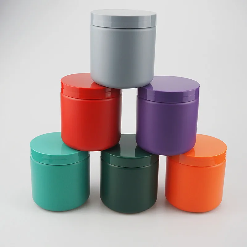 120ml 250ml 500ml  1oz 2oz 4oz 8oz 10oz 16oz 32oz HDPE  ploy wide mouth  skincare  cosmetic cream plastic body shea butter jar
