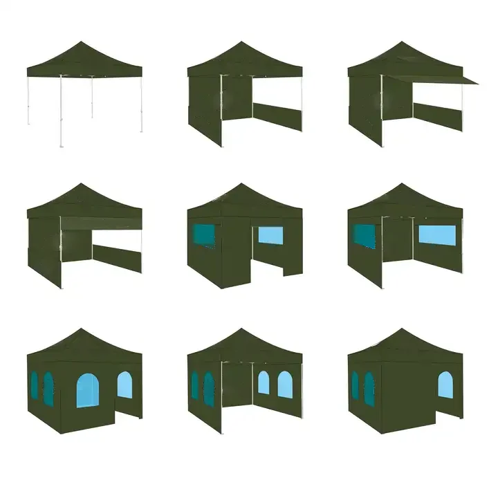 Big Foot Custom Printed Pop up Folding Gazebo Tent  Aluminium Frame Trade aluminum waterproof Exhibition tents