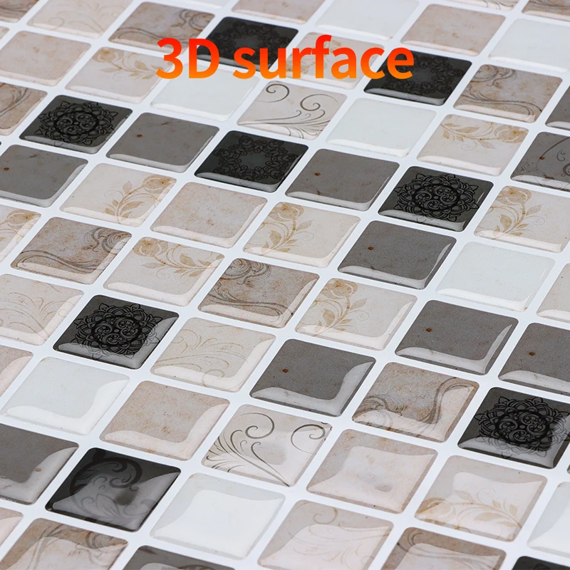 3D Wall Self Adhesive Sticker for Home Decoration Wall Coverings Mosaic Wall Sticker