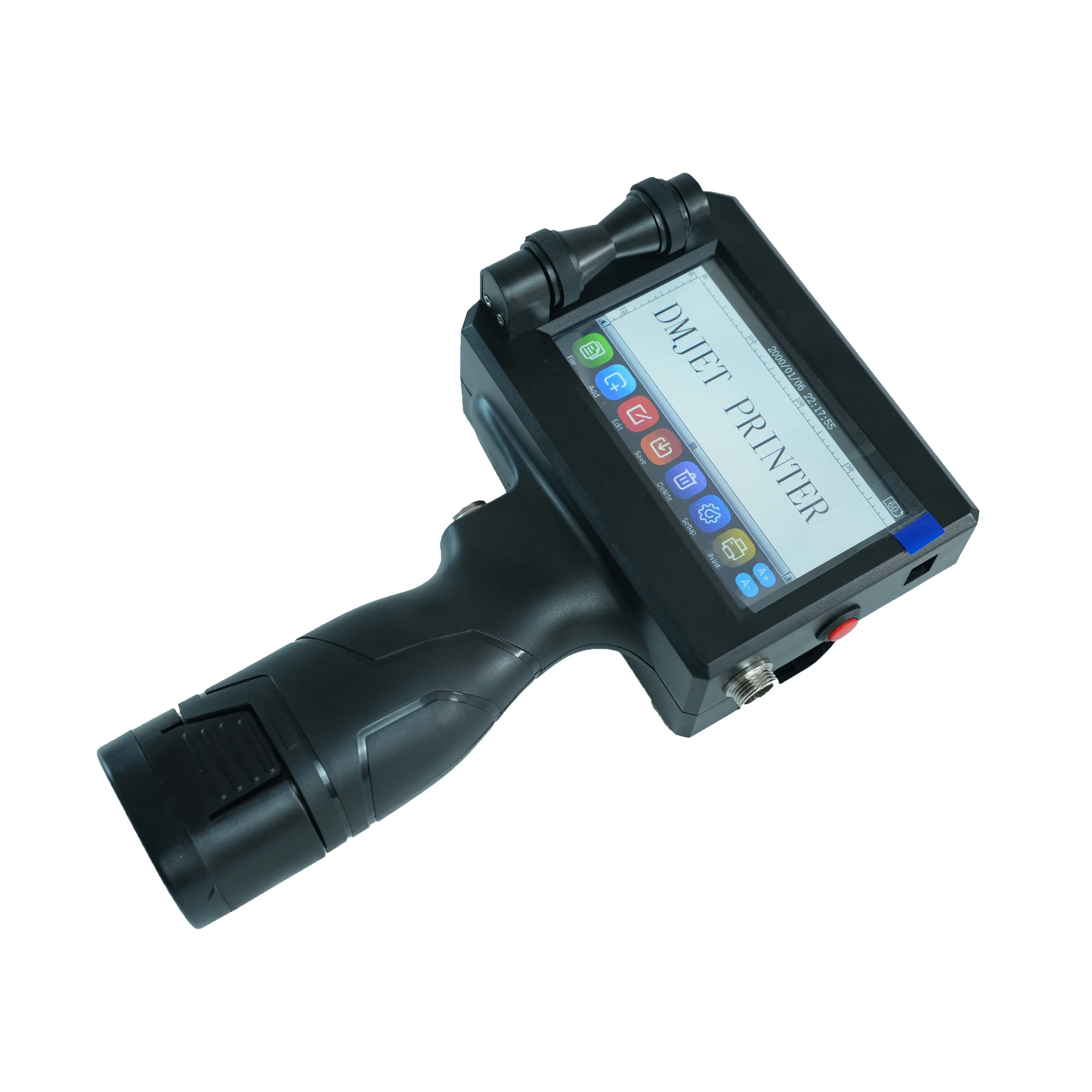 DM-H990 12.7mm English-Chinese Carton QR Code Date Code Mini Printer Portable Inkjet Printer Handheld Inkjet Printer