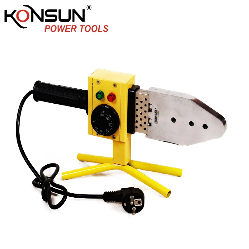KONSUN 20-63mm PPR Pipe Fitting Welding Hot Heating Melting Machine Plastic Welders ppr welding machine set