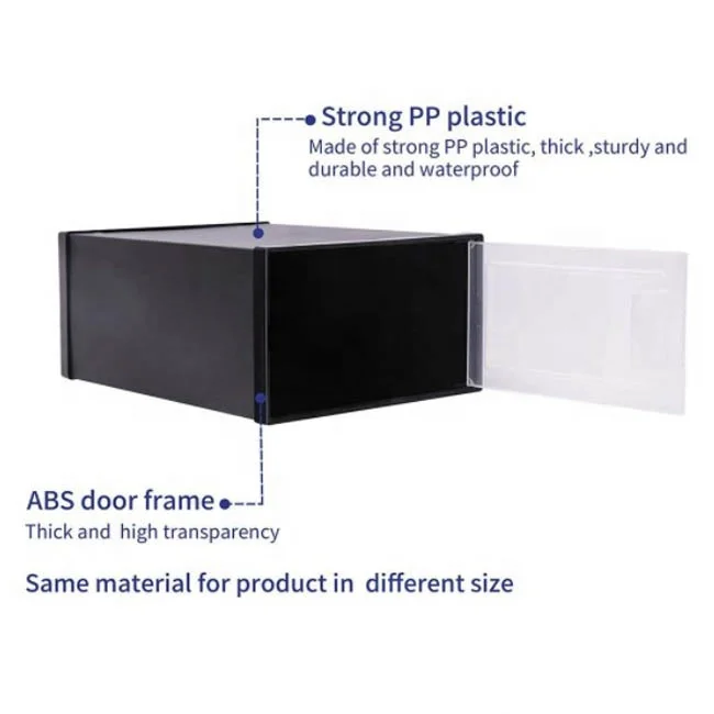  Plastic Foldable Box Show Racks