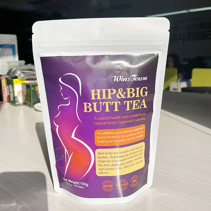 wholesale Bigger Hip Up tea Custom Fully Effective Enhancement Sexy Firming Buttock supplements herbal big Butt Hip tea