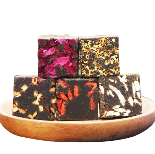 OEM оптовая продажа старых кубиков черного сахара, банки для сладкого чая со вкусом старого коричневого сахара