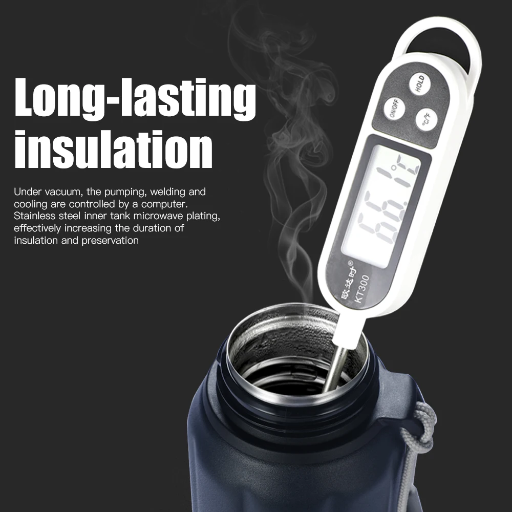 
FEIJIAN Sports Thermoses 600ml 304 Double Wall Stainless Steel Vacuum Flask Outdoors Portable for Hiking 