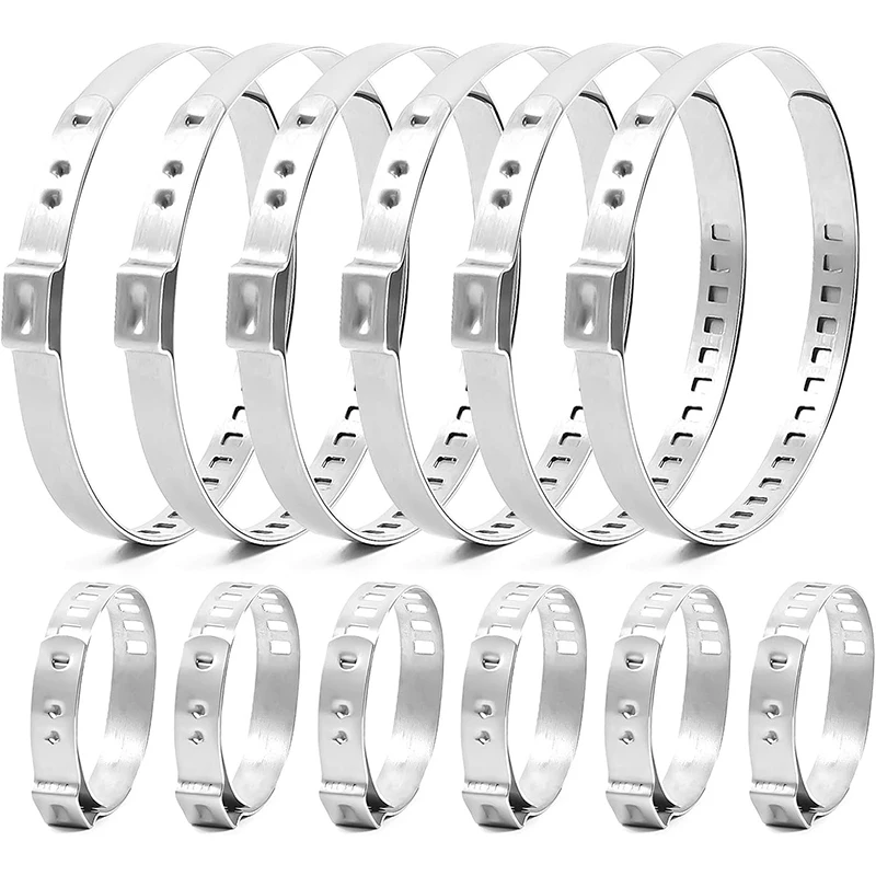 Universal Adjustable Small & Large 304 Stainless Steel Drive Shaft CV Boot Band Clamps Kit