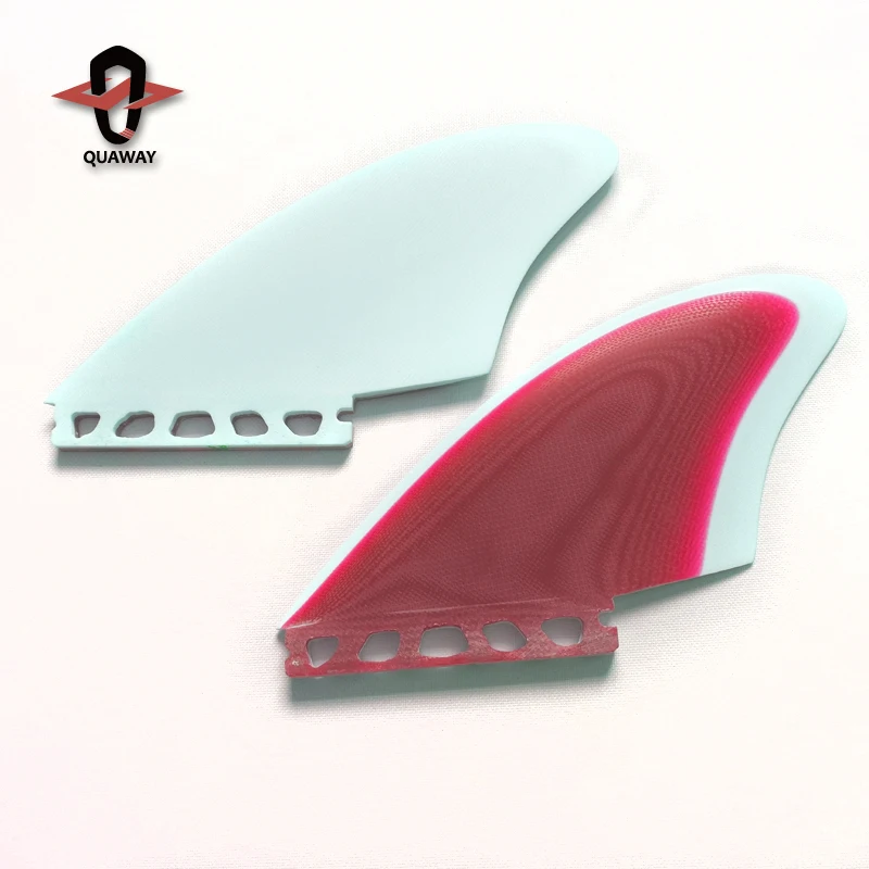 Red Multiple Color 2 Layers Twins Keel fin Surfboard fins Surfing