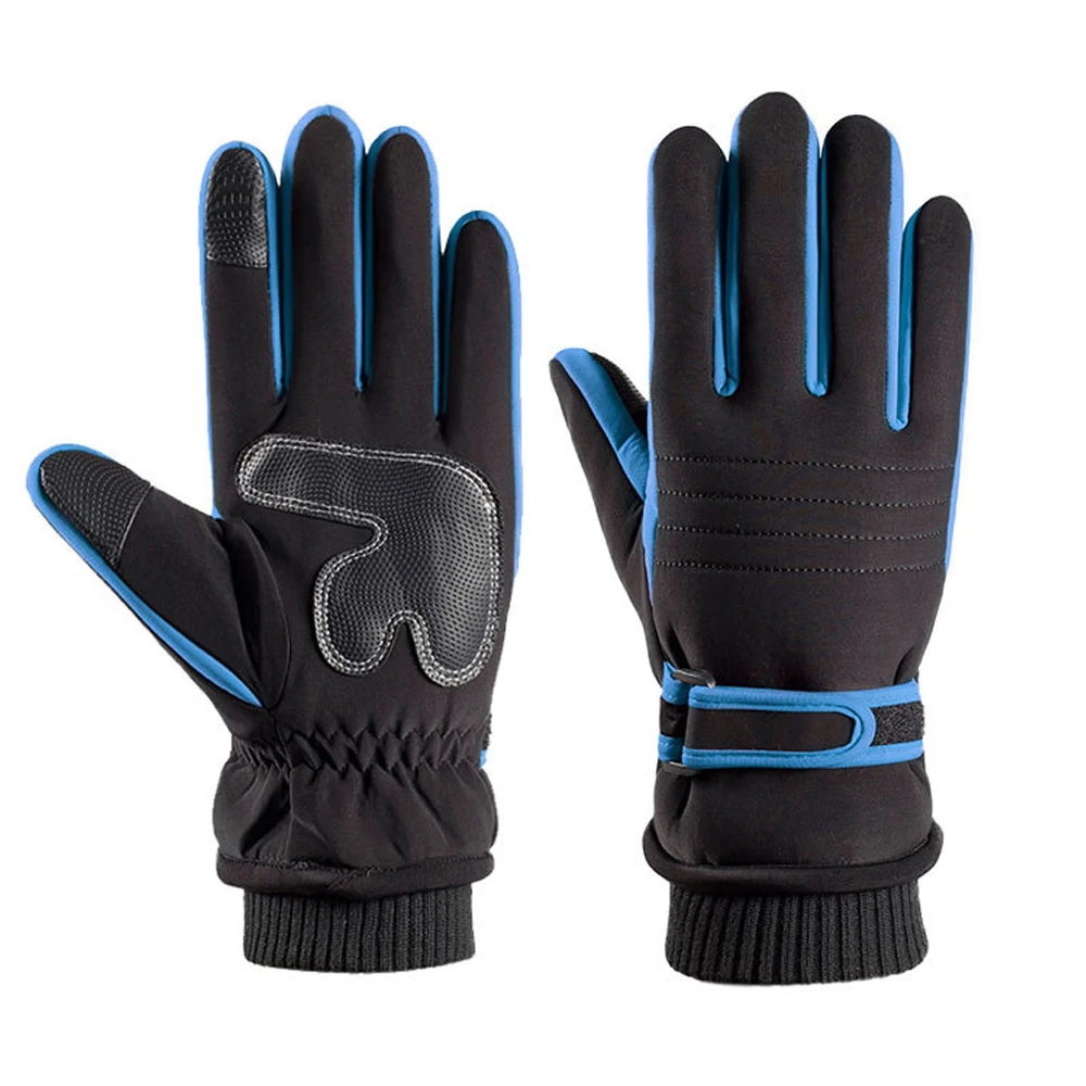 Comfortable outdoor winter sports thick windproof waterproof non-slip warm ski gloves for adults