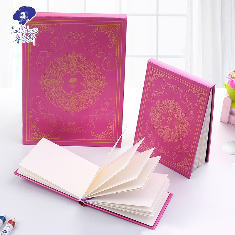 Paul Rubens Watercolor Paper Pad Book, Sketchbook, 20 Sheets (140lb/300gsm), 100% Cotton Artist Art Supplies for Mixed Media-16K