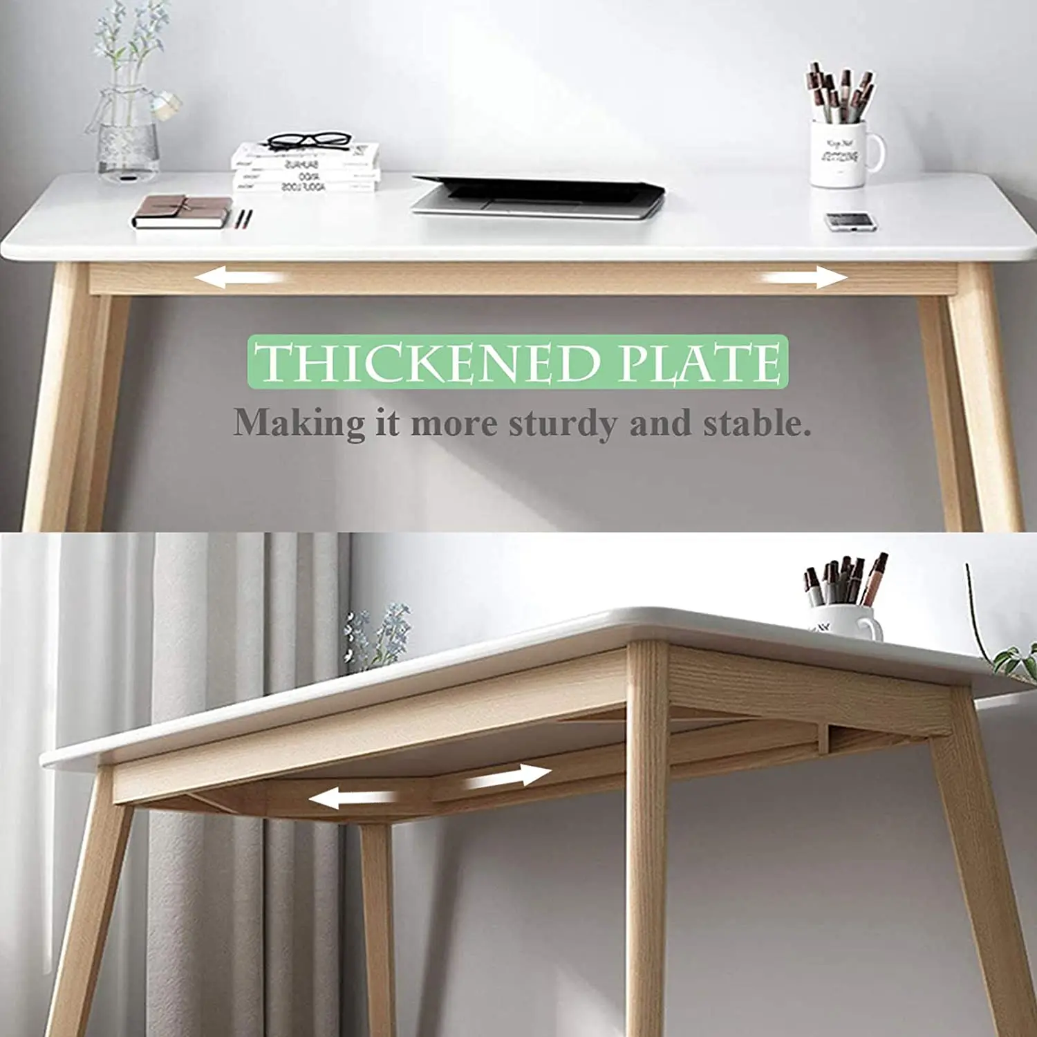 FREE SAMPLE  Computer Desk with Drawer Industrial Style Writing Desk Space Saving PC Laptop Gaming Desk Workstation