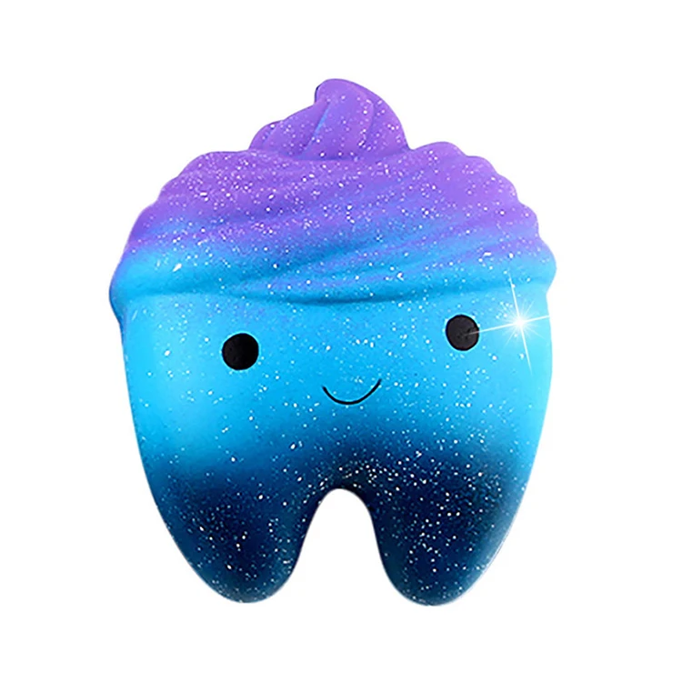 Hot Sale Custom PU teeth shape stress ball Stress Relief Squeeze Toy