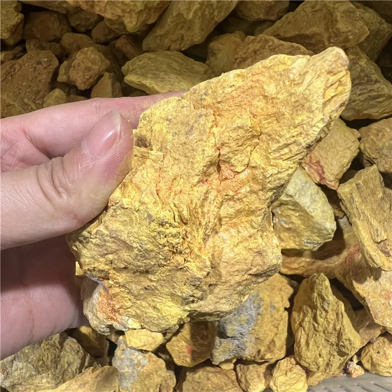 Натуральные кристаллы realgar минеральные кварцевые камни необработанные для домашнего исцеления