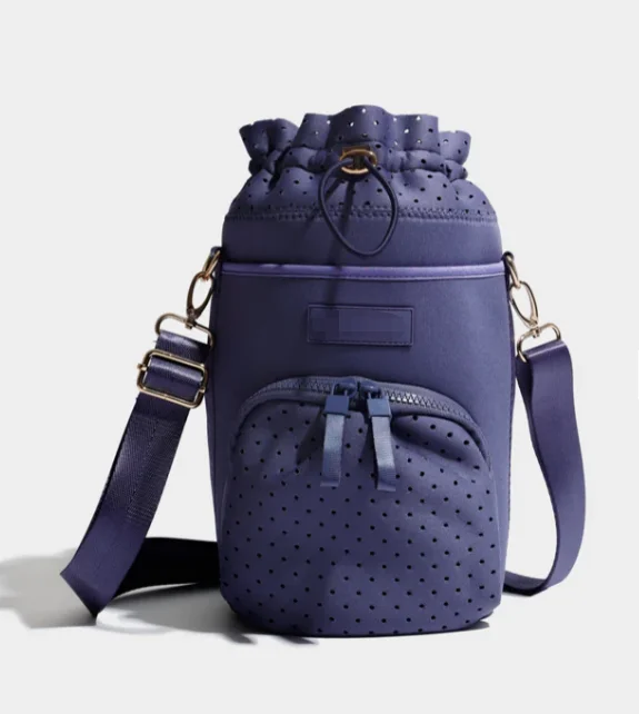 Portable Water Bottle Bags With Shoulder Strap Neoprene 2.2L Gallon Kettle Sleeve Bottle Holder Cover Insulated Soft Cooler Bags