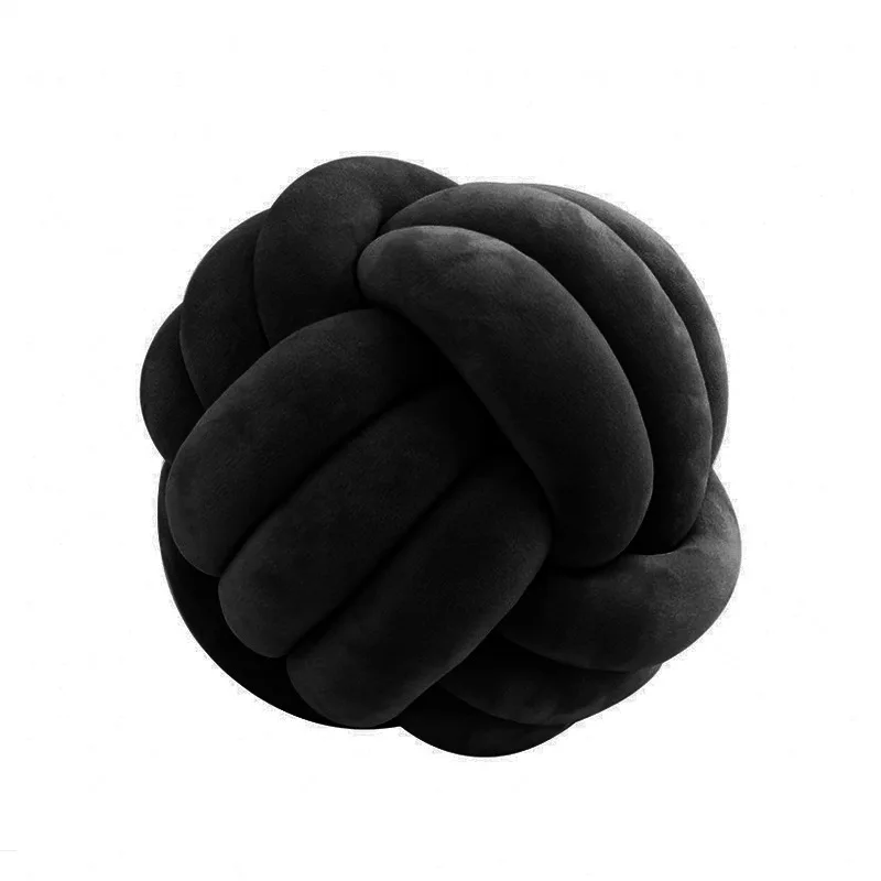 New Product Ideas 2024 Choice Household Knot Ball Pillow Home Decoration Cushion Throw Pillow Sofa Bed Round Knot Ball Cushion