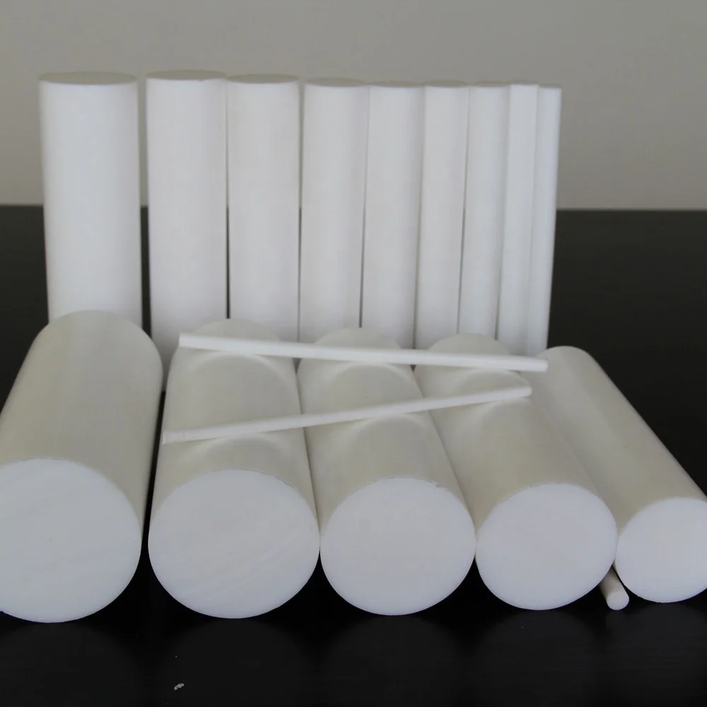  Горячая продажа электрическая изоляция virgin ptfe сплошной круглый стержень с разным диаметром