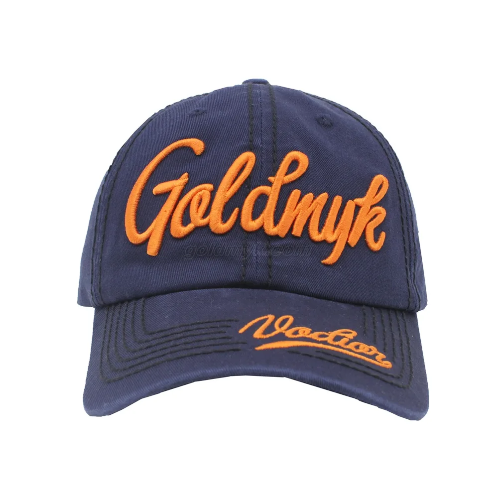 Custom 100% Cotton Twill Fabric Baseball Cap Can Custom Embroidery Of Women And Men 3D embroidery, 6 panel cap,