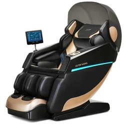 Современное роскошное 3d массажное сиденье Leercon SL Track электрическое интеллектуальное теплое кресло с откидывающейся спинкой для всего тела с нулевой гравитацией шиацу 4D массажное кресло