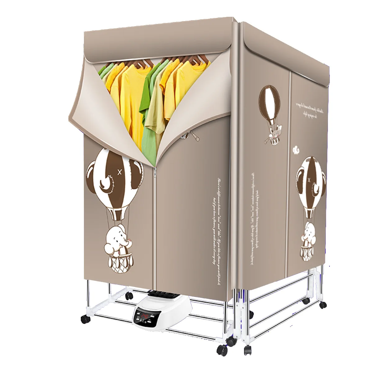 home automatic expandable clothes dryer electric with remote control