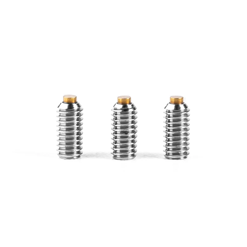 Copper Nose  Spring Loaded Plunger with Friction Bearing with Internal Hexagon