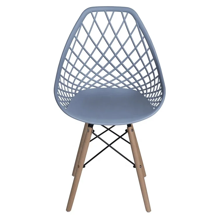 
Современный дизайн с открытой спиной стулья ресторанные стулья для кафе ПП пластиковый стул с деревянными ножками 