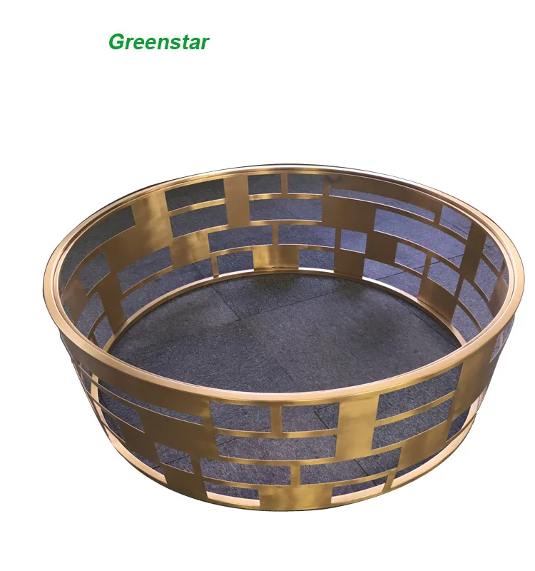  Супер прочная гальванизированная мебель Greenstar золотого цвета стул диван кофейный столик базовая