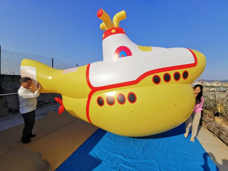 BeiLe customized PVC 4.5m Length inflatable airship for sales