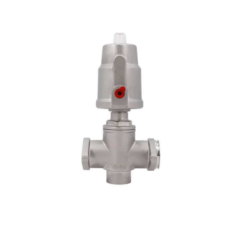 stainless steel variety of medium fast mixing pneumatic valve angle seat valve