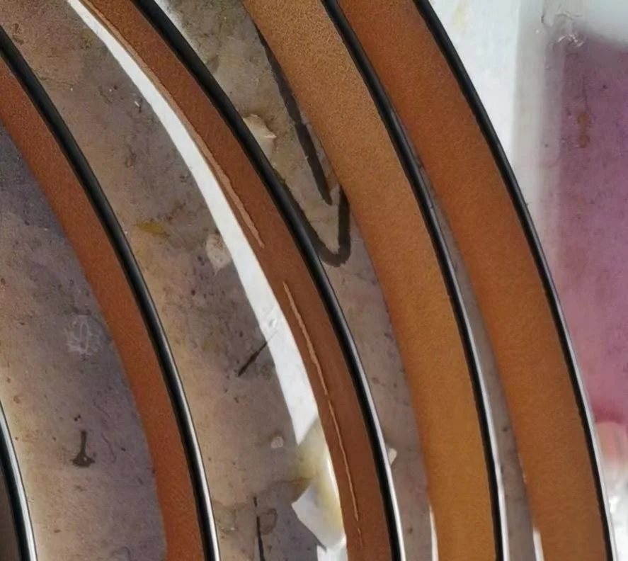 leather diary book painting edge colouring inking machine