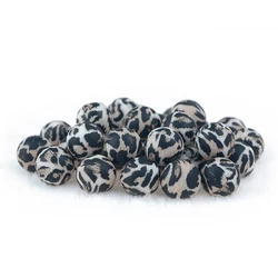 Baby Decoration Loose Beads Diy Pacifier Chain BPA free food grade Silicone Loose Beads Teething Beads