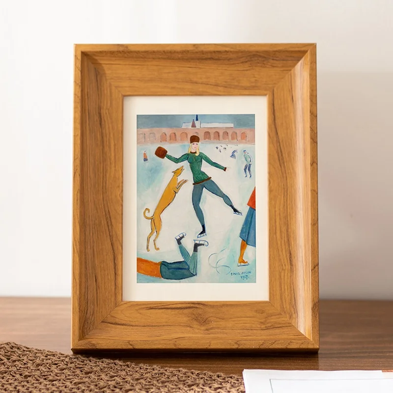 Wooden Photo Picture Clear photo Frame Solid Wood Photo Frame for Living Room Bedroom