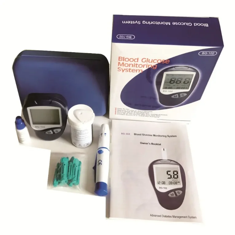 jinyulong  factory  Blood Sugar Test Kit Blood Sugar Glucometer  diabetes mellitus fully automatic digital blood glucose monitor