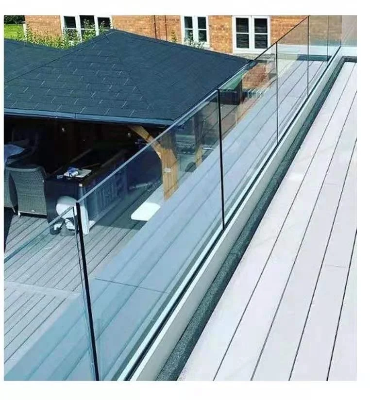 Дешевые конструкции перил для балкона/стеклянные перила для крыши