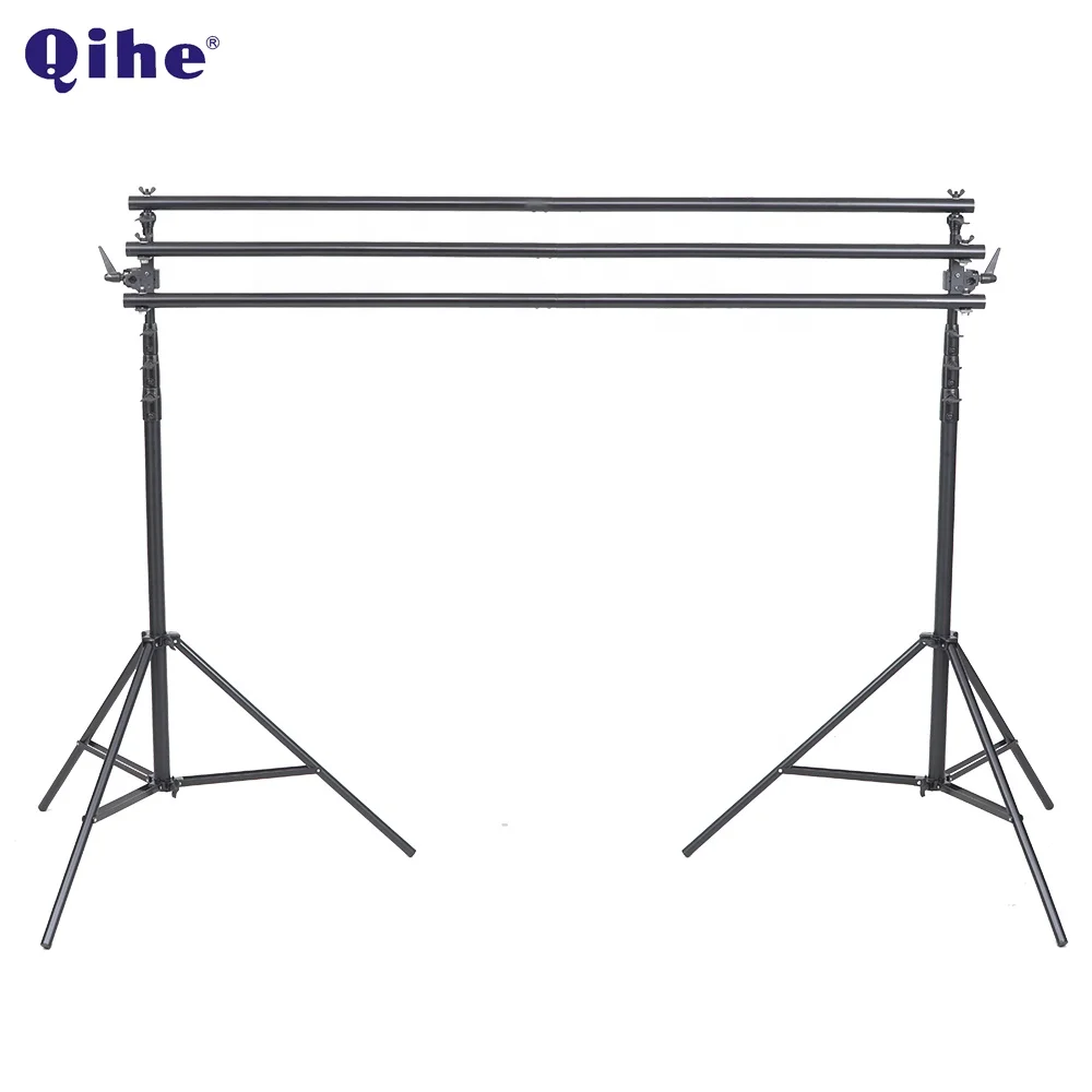 
QIHE QH-B015, 3.86x4.1m Triple Background Support Stand 