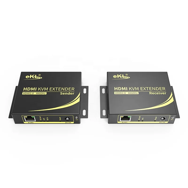EKL 4K HDMI KVM удлинитель 2 0 100 м с аудио