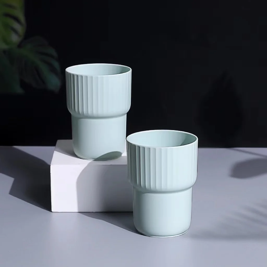 High Beauty Household Toothbrush Bathroom Couple Large Capacity Thickened Handle Wash Cup