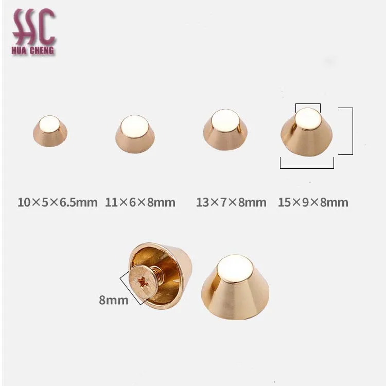 Zinc alloy  bucket metal rivet garment accessories studs bag hardware decoration handbag bottom rivets